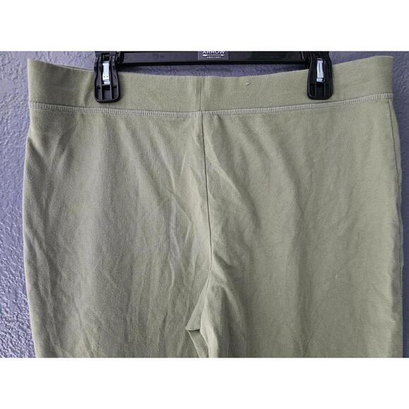 Women's White Stag Elastic Waist Shorts Size Large 12-14 Green Pull On Athletic - Picture 11 of 11